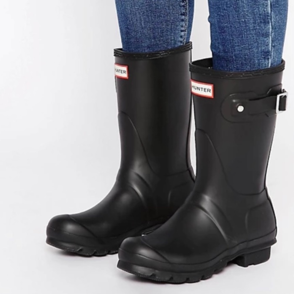 ❌SOLD❌Hunter original short black boots